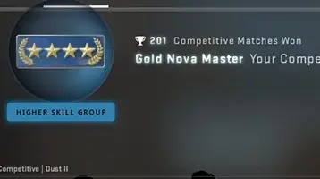 CSGO Gold Nova Master Rank Boost Result Boosteria
