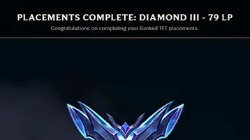 TFT Boosting Placements Diamond 3 Rank Result Boosteria
